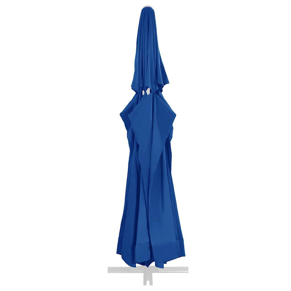 VIDAXL Tissu de remplacement pour parasol d'exterieur Bleu azure 610cm