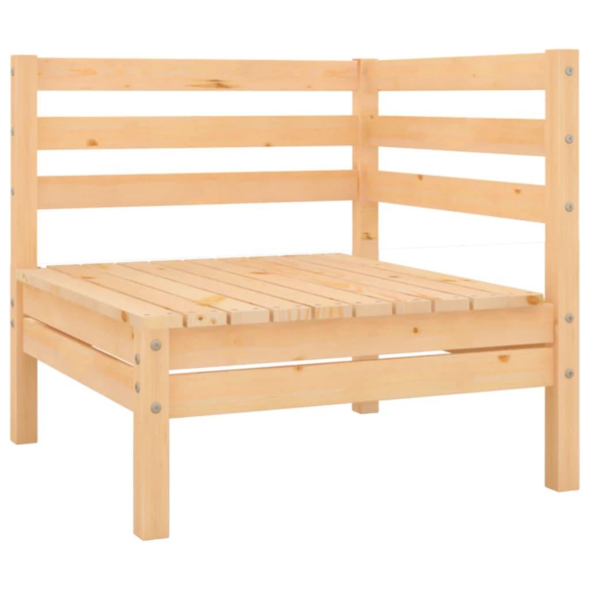 Voir la diapositive 3 : VIDAXL Salon de jardin 7 pcs Bois de pin massif