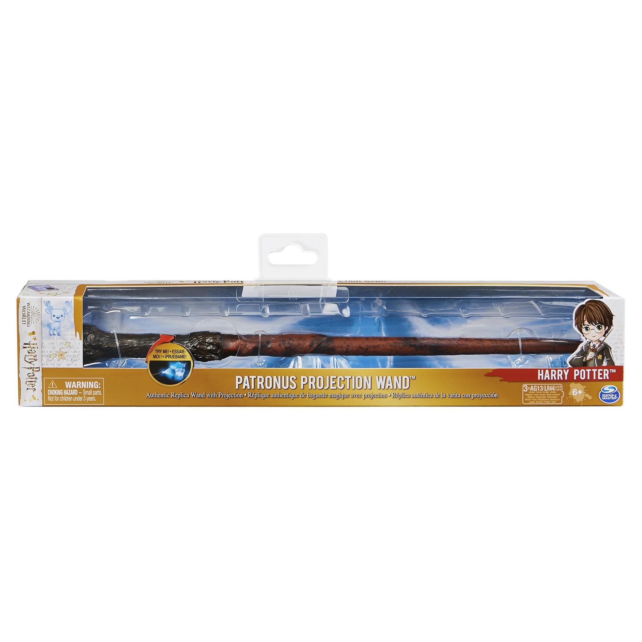 Voir la diapositive 2 : SPIN MASTER Baguette Magique Projection Patronus Harry Potter - Wizarding World