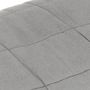 Voir la diapositive 4 : VIDAXL Couverture lestee Gris 122x183 cm 5 kg Tissu