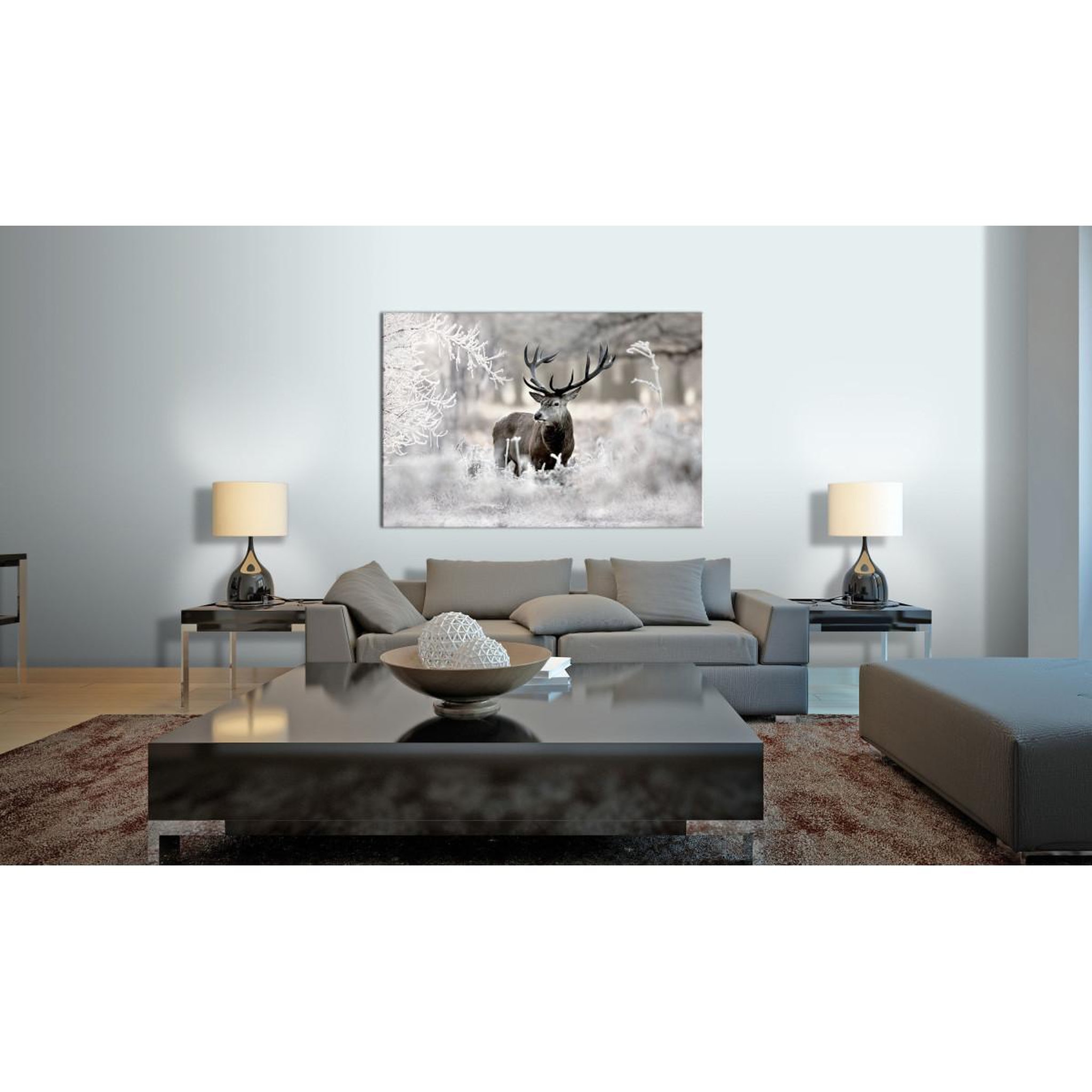 Voir la diapositive 2 : Paris Prix Tableau Imprimé  Lonely Deer