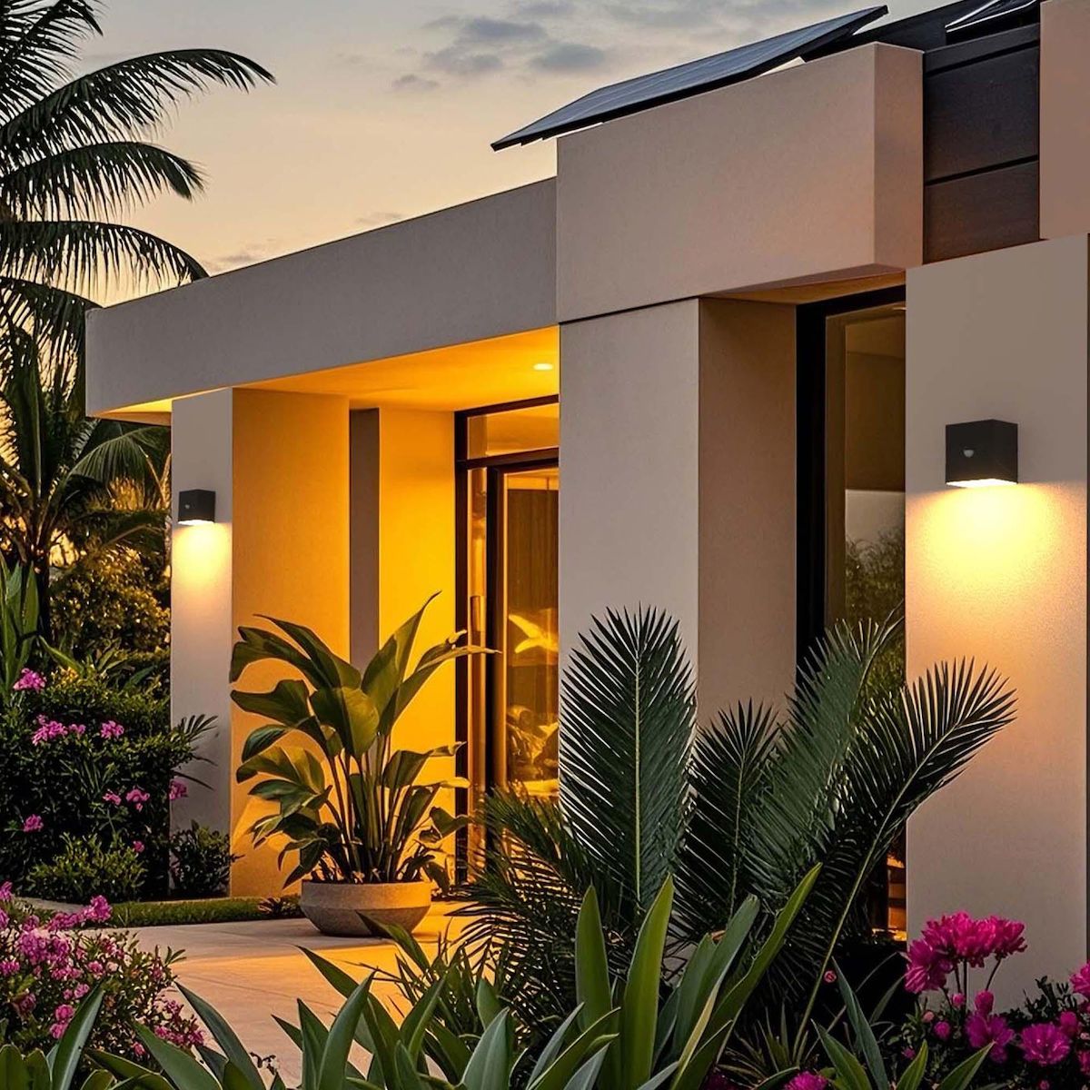 Lumisky Applique solaire LUMICUBE Noir Plastique Hauteur 9.48cm