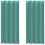 Voir la diapositive 2 : VIDAXL Rideaux en voile avec œillets 2 pcs turquoise