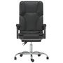 Voir la diapositive 3 : VIDAXL Fauteuil de massage inclinable de bureau Noir Similicuir