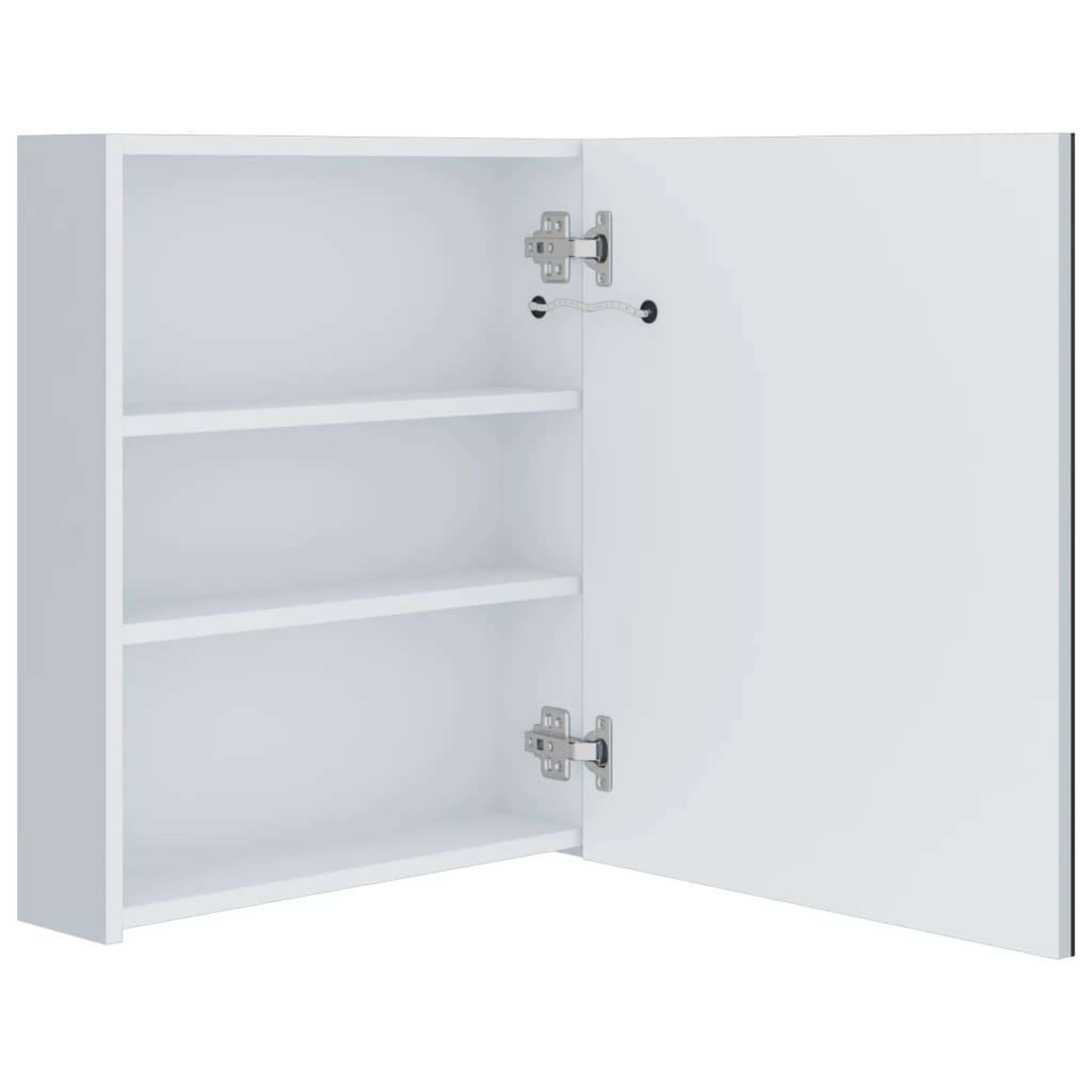Voir la diapositive 5 : VIDAXL Armoire de salle de bain a miroir led 50x13,5x60 cm