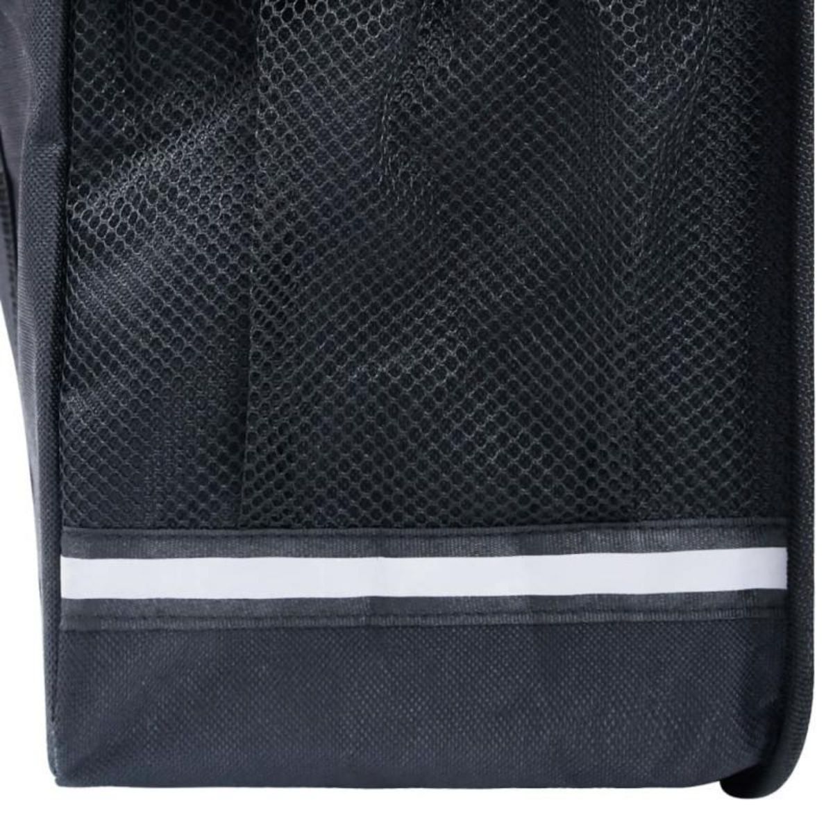 VIDAXL Sac de vélo double pour porte bagages étanche 35 L Noir