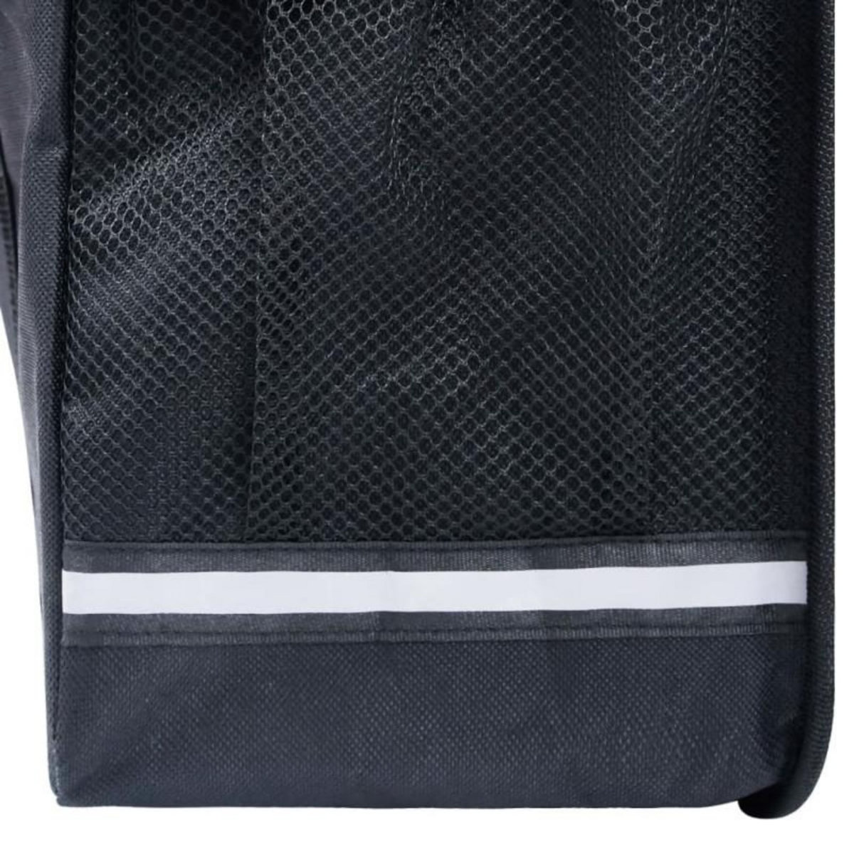 VIDAXL Sac de vélo double pour porte bagages étanche 35 L Noir