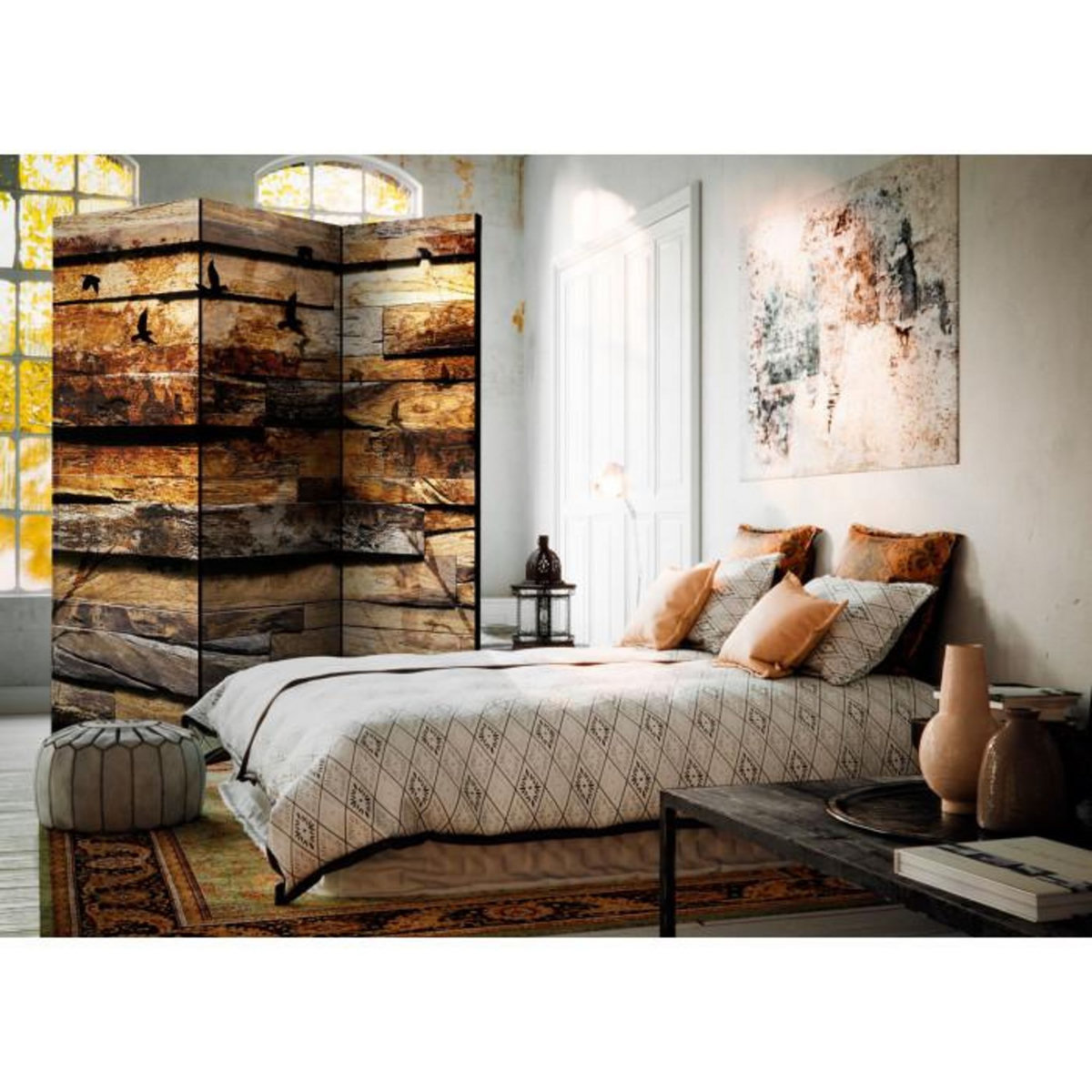 Paris Prix Paravent 3 Volets  Reflection of Nature  135x172cm