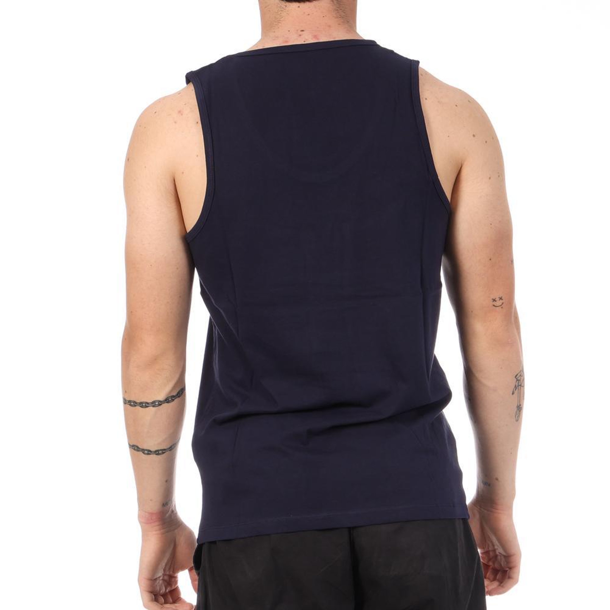 Voir la diapositive 2 : VON DUTCH Débardeur Marine Homme Von Dutch Poitrine