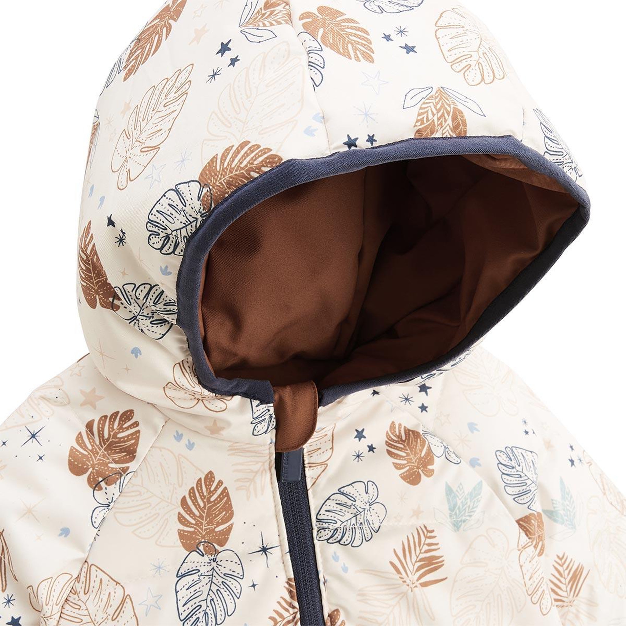 Voir la diapositive 4 : PETIT BEGUIN Doudoune réversible enfant imperméable avec capuche constellation
