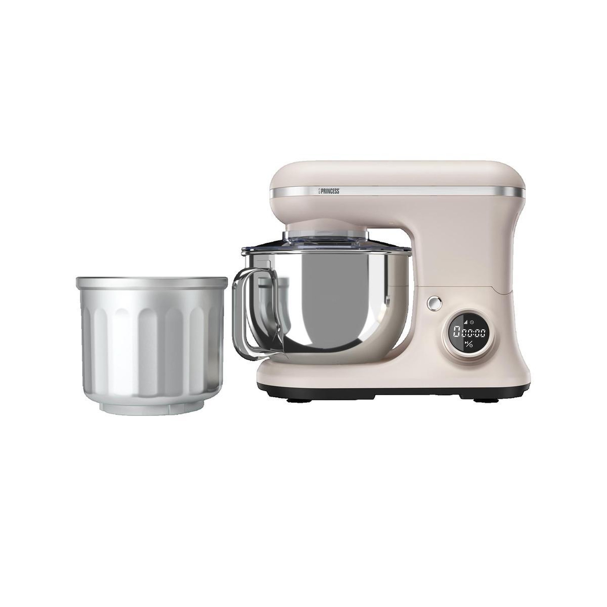 PRINCESS Robot pâtissier Princess 1200 W 5 L crème et acier inoxydable