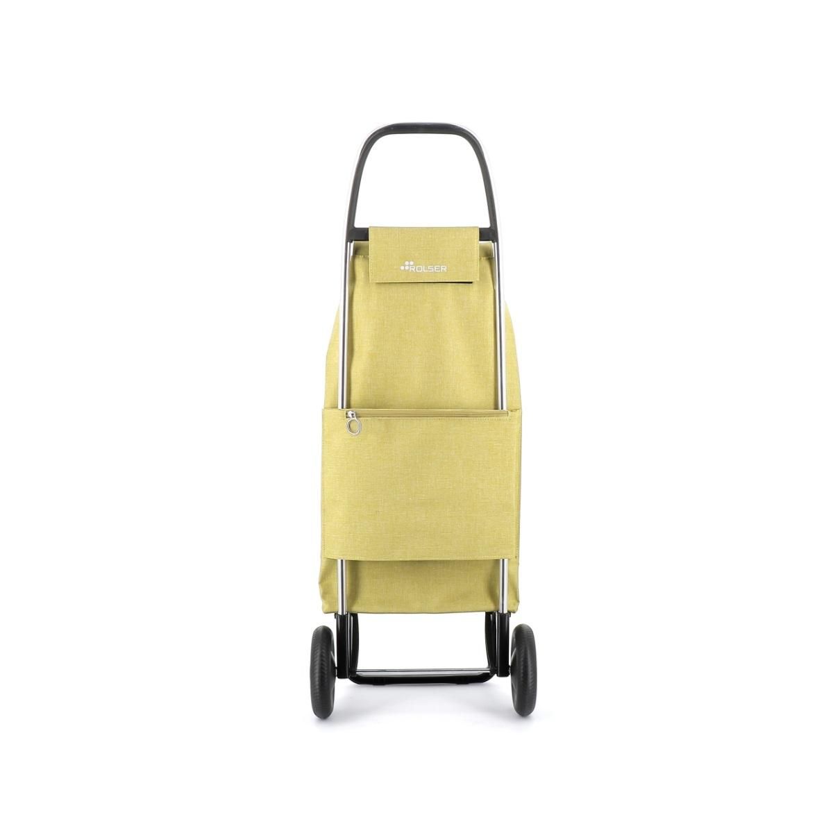 Rolser Poussette de marché 2 roues 43l vert citron - IMX381 LIMA