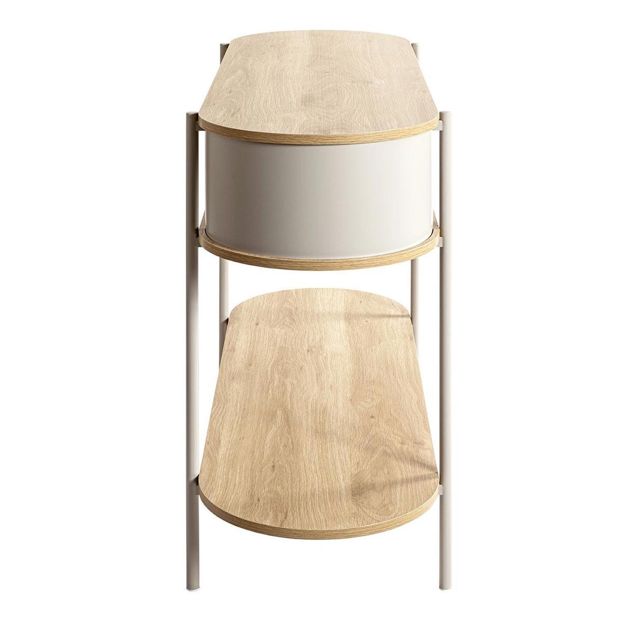 Voir la diapositive 3 : Paris Prix Console design  morphee  110cm naturel & gris