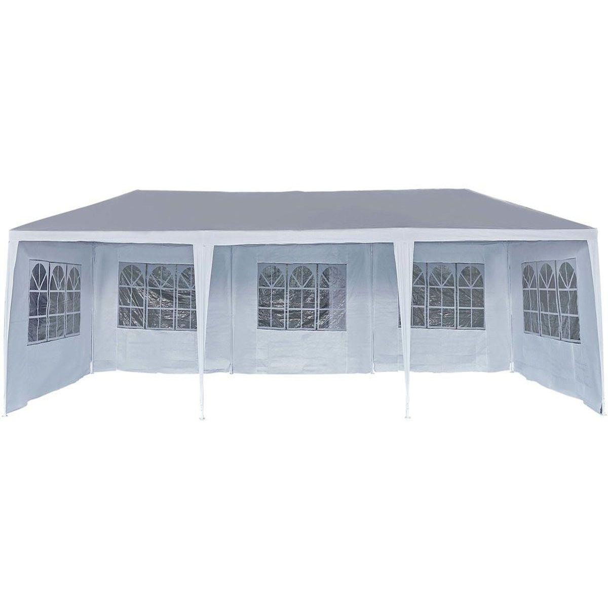 Habitat et Jardin Tente de réception  Carolina 9  - 24.39 m² - 3 x 9 m - Blanc