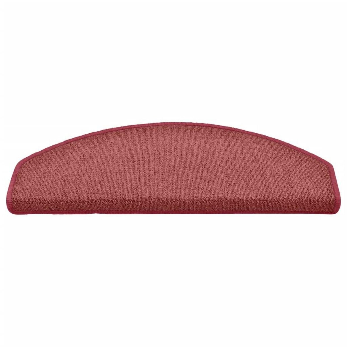 VIDAXL Tapis de marches d'escalier 15 pcs Rouge 65x24x4 cm