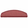 Voir la diapositive 4 : VIDAXL Tapis de marches d'escalier 15 pcs Rouge 65x24x4 cm