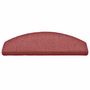Voir la diapositive 4 : VIDAXL Tapis de marches d'escalier 15 pcs Rouge 65x24x4 cm