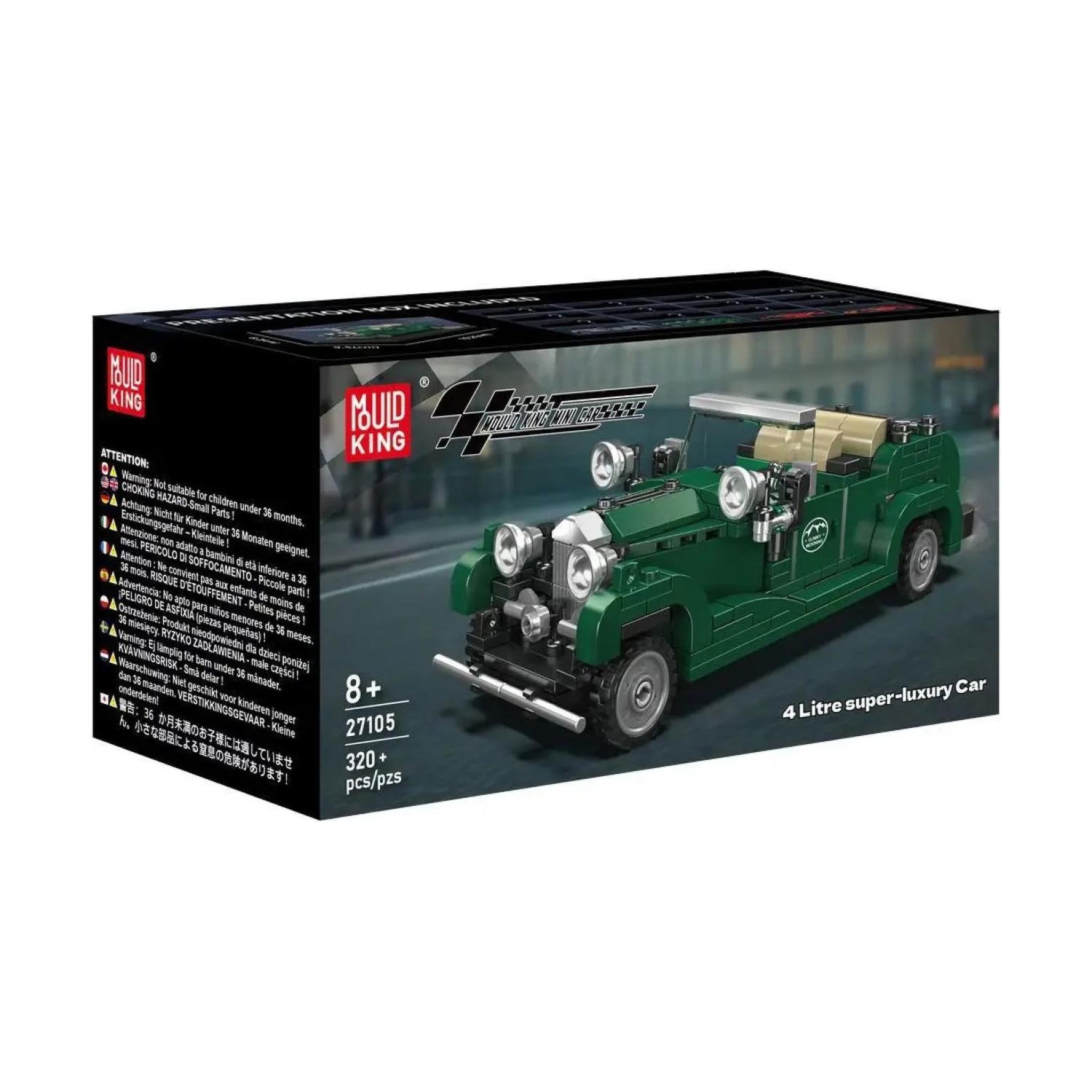 MOULD KING Voiture de luxe britannique 4,5 litres