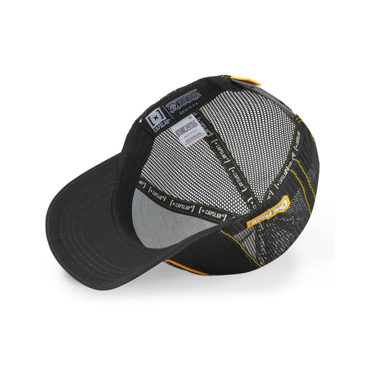 CAPSLAB Casquette trucker avec filet One Piece Luffy