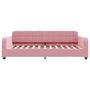 Voir la diapositive 4 : VIDAXL Lit de jour avec matelas rose 80x200 cm velours