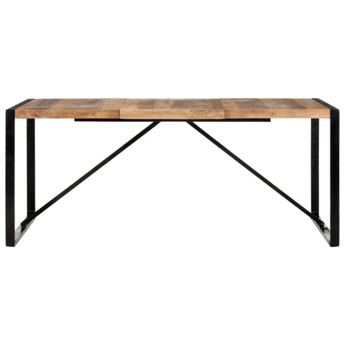 VIDAXL Table a manger 180x90x75 cm bois massif