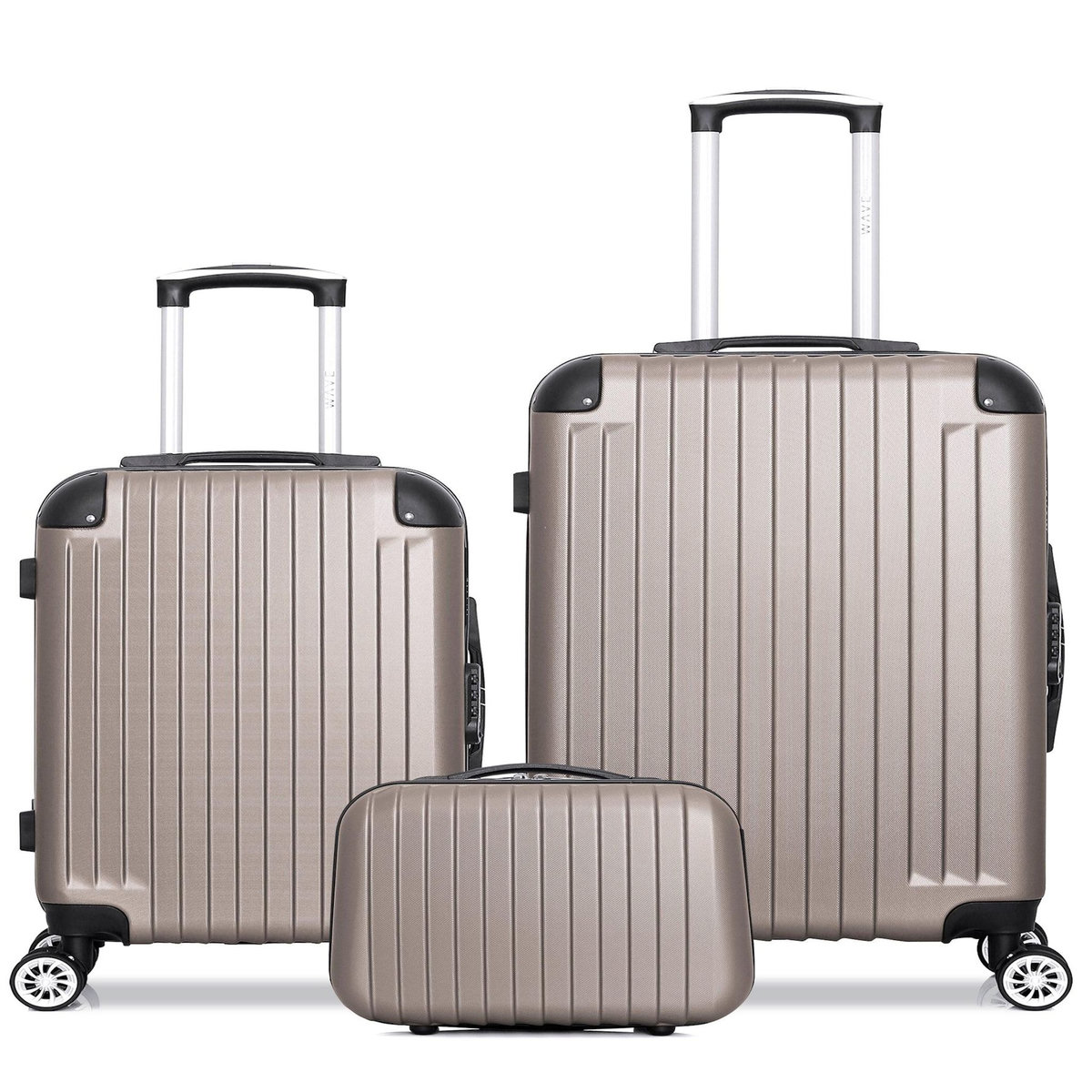 WAVE PARIS WAVE PARIS - Lot de 3 - Valise weekend, valise cabine et vanity TAGE