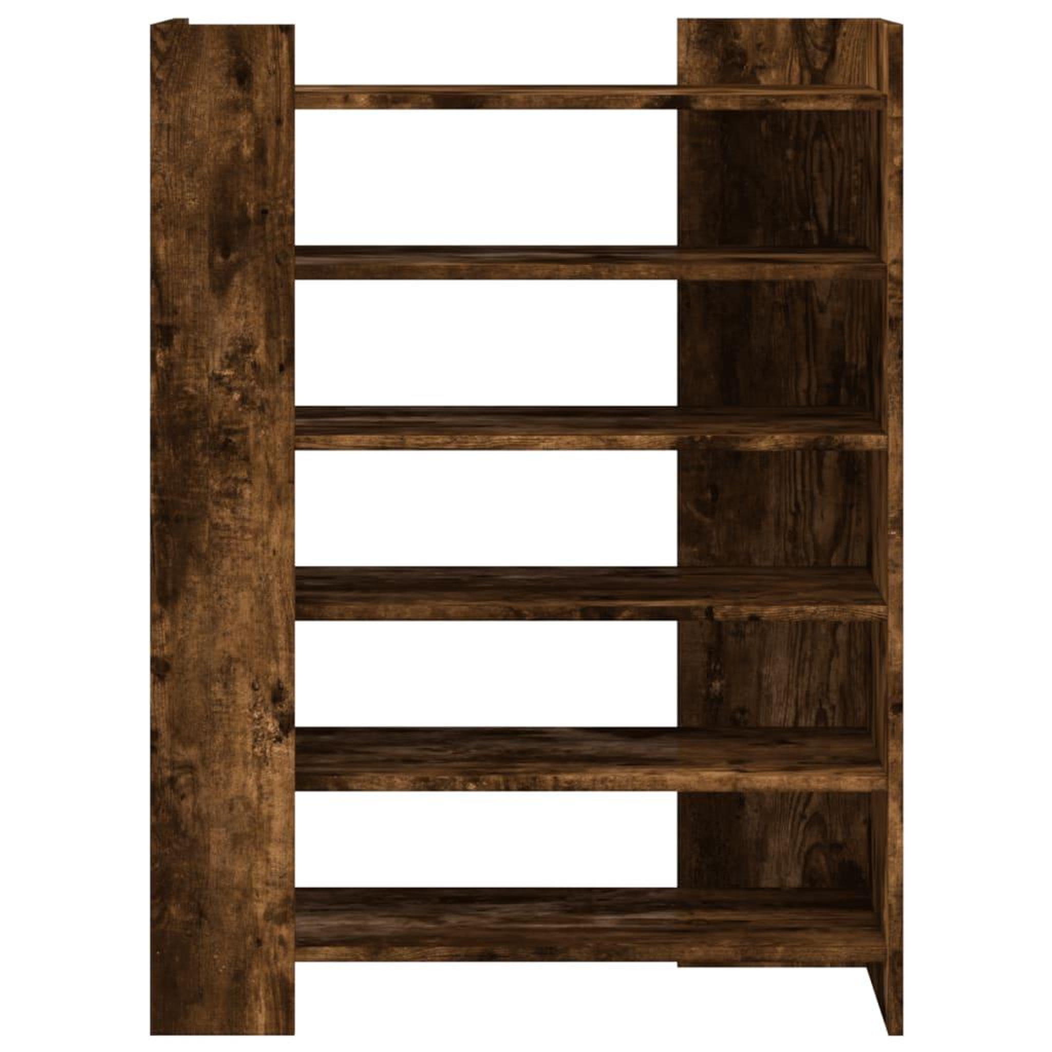 Voir la diapositive 4 : VIDAXL Armoire a chaussures chene fume 74,5x37,5x100 cm
