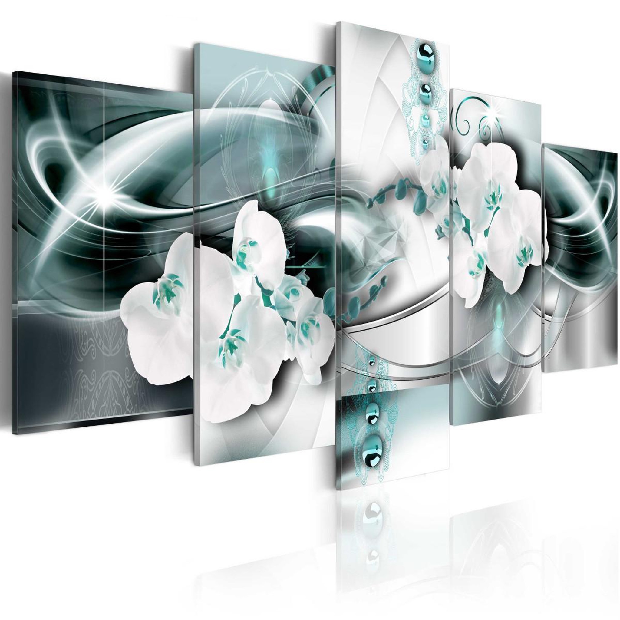 Voir la diapositive 1 : Paris Prix Tableau Imprimé  Platinum Sea