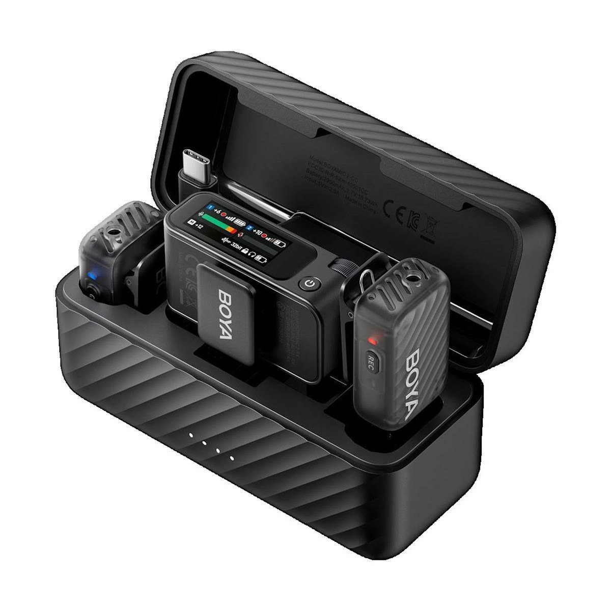 VIBOY Microphone sans fil Boya Boyamic 2-01 clair