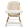 Voir la diapositive 3 : BEBELISSIMO Bebelissimo - Chaise haute bébé 5 en 1 - Evolutive - Réglable - bois de Hêtre - PVC cuir - beige - BZ -511 - new design