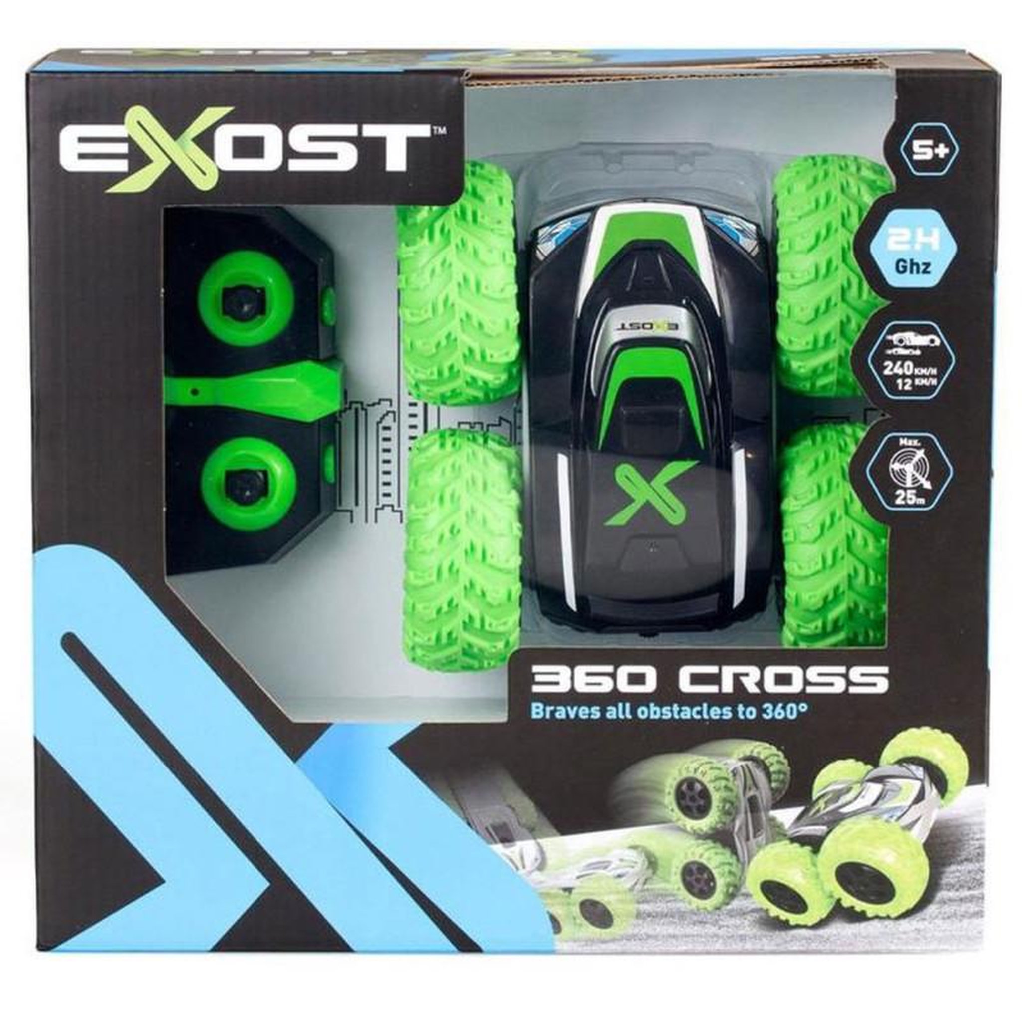 Voir la diapositive 2 : SILVERLIT SILVERLIT RC 360 Cross II Green