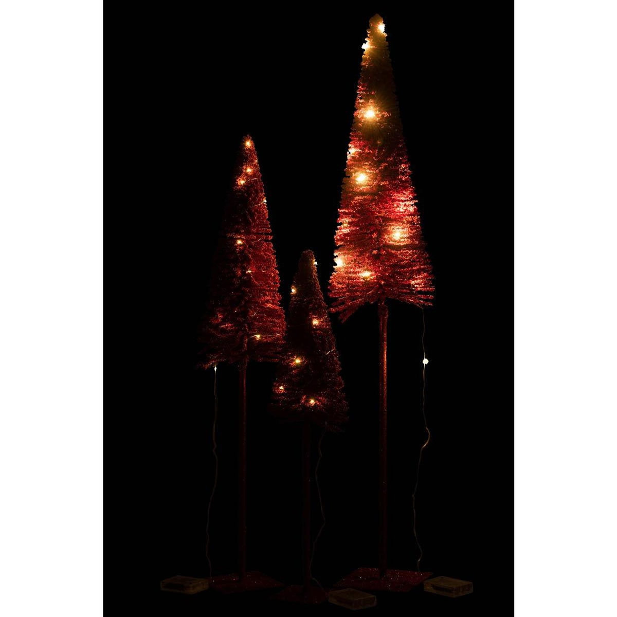 Paris Prix Statuette Déco à LED   Sapin  98cm Rouge