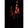 Voir la diapositive 6 : Paris Prix Statuette Déco à LED   Sapin  98cm Rouge