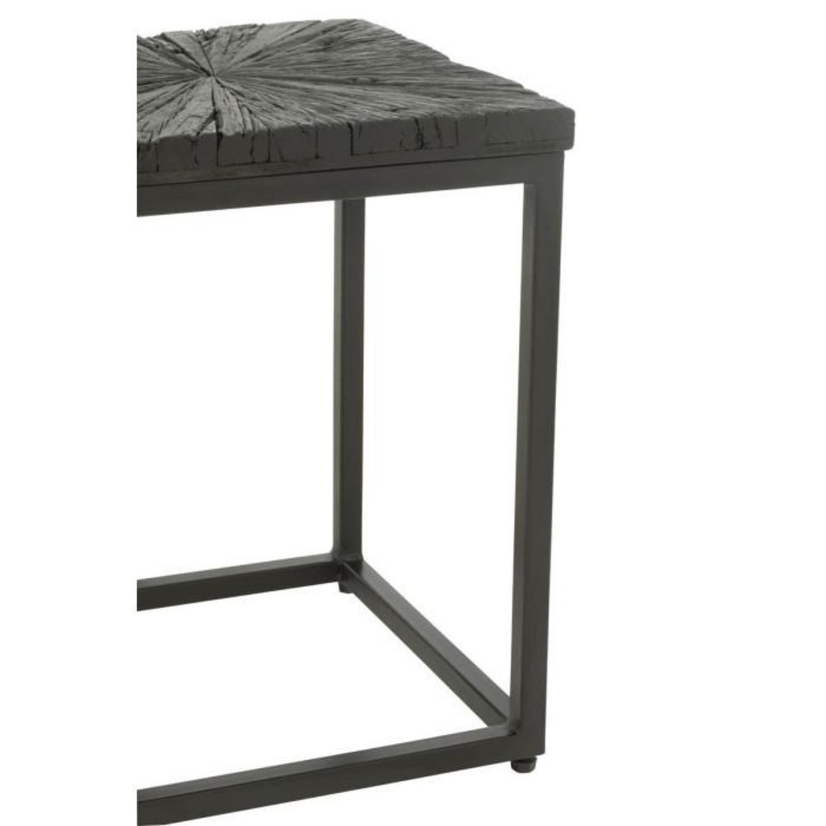 Paris Prix Lot de 2 Tables d'Appoint Gigognes  Shanil  53cm Noir
