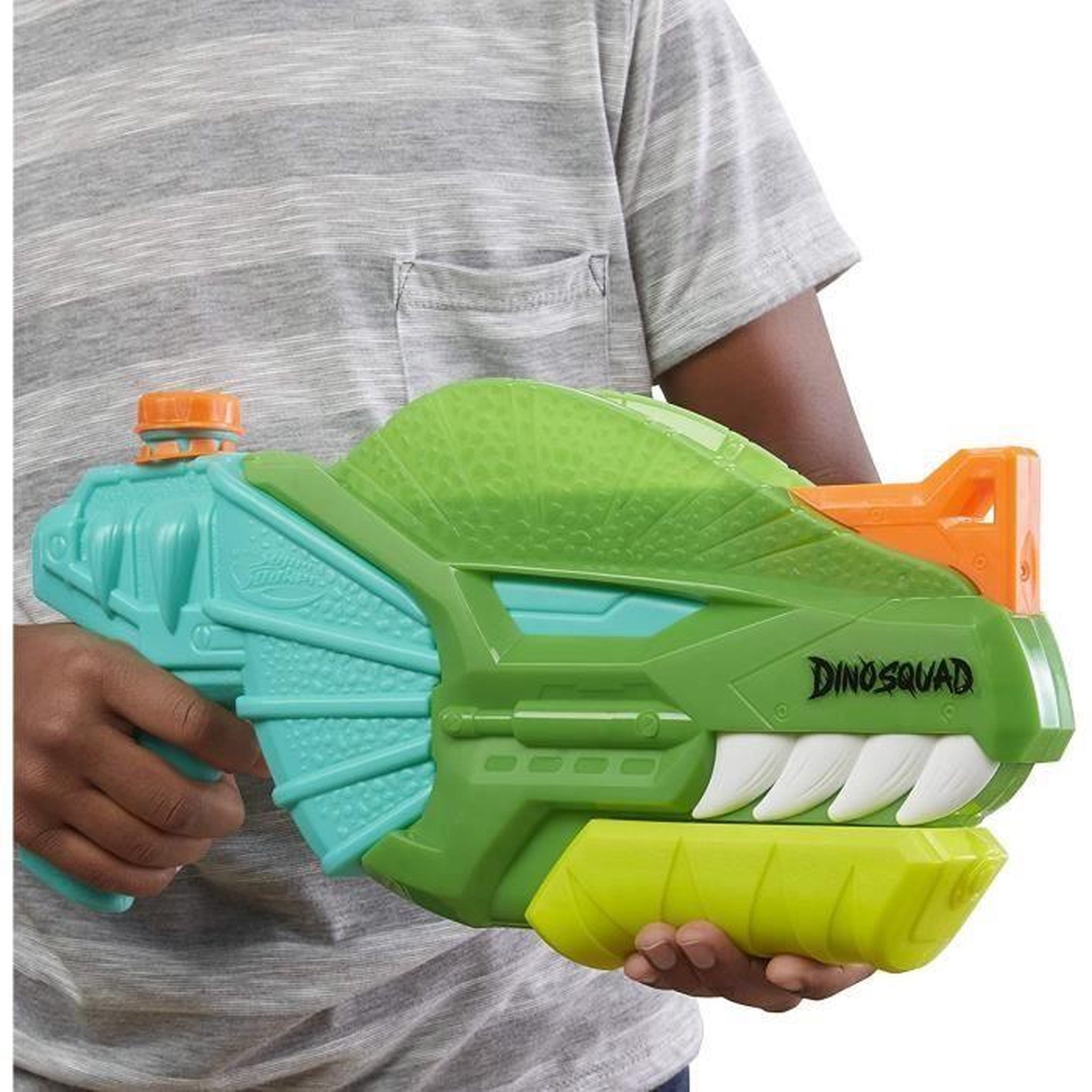 Voir la diapositive 4 : Pistolet a eau NERF Super Soaker Dino Soak a pompe - DinoSquad - Pour jeux d'eau extérieurs