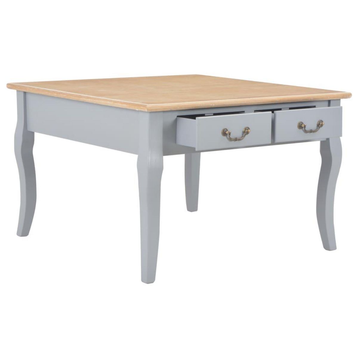 VIDAXL Table basse Gris 80 x 80 x 50 cm Bois