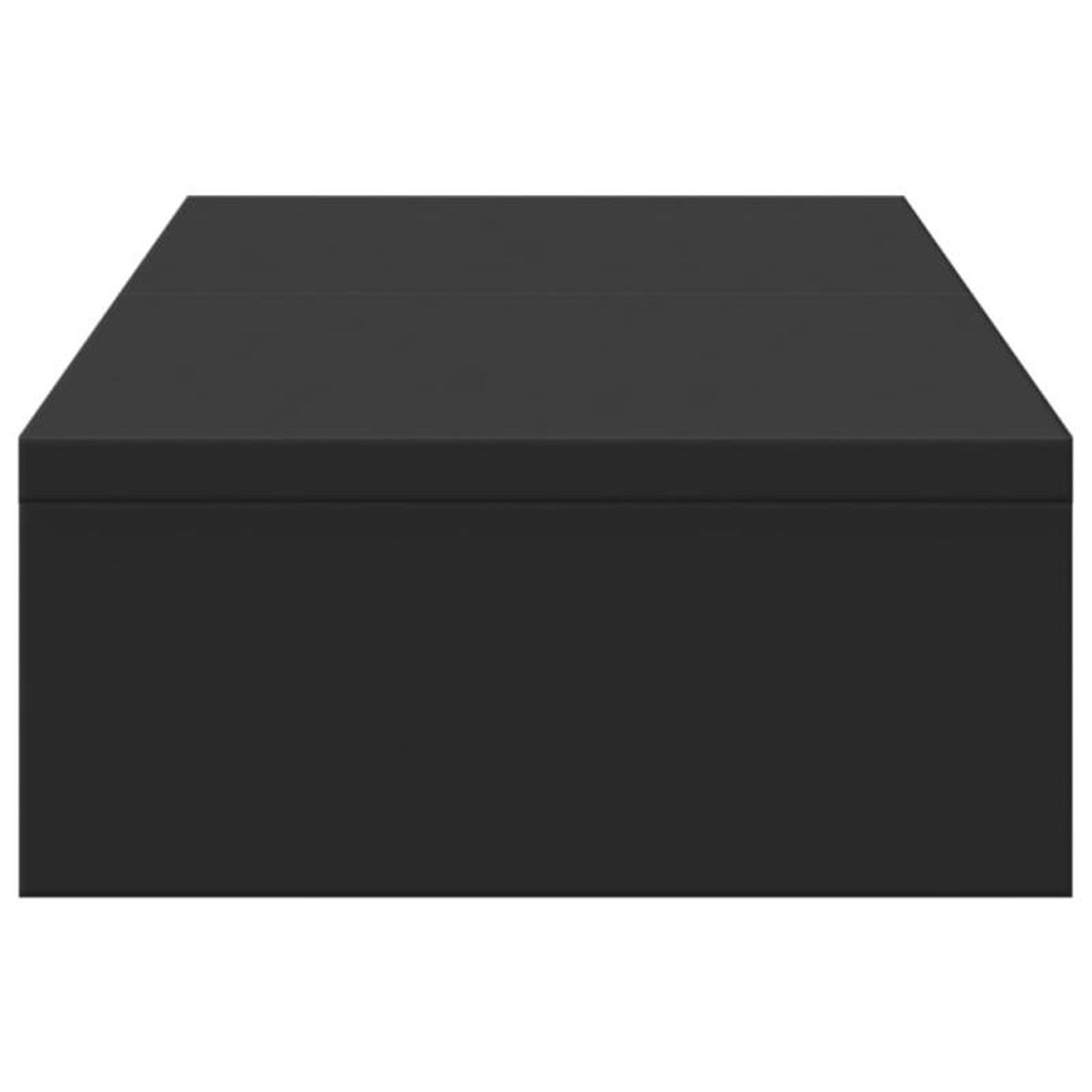 Voir la diapositive 5 : VIDAXL Support de moniteur réglable noir bois d ingénierie
