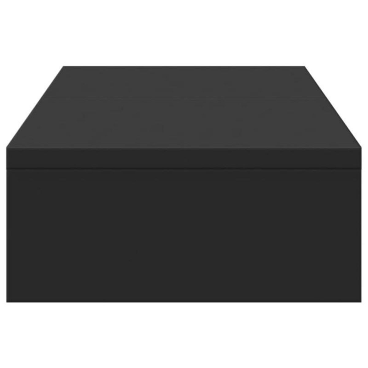 VIDAXL Support de moniteur réglable noir bois d ingénierie