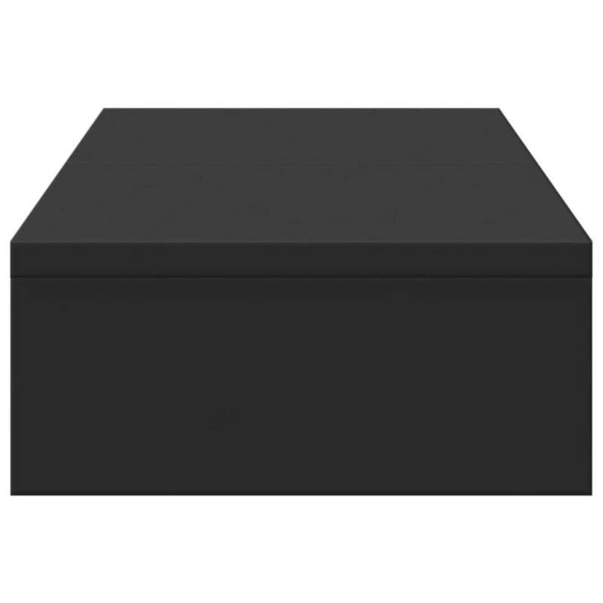 VIDAXL Support de moniteur réglable noir bois d ingénierie