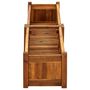Voir la diapositive 3 : VIDAXL Lit sureleve de jardin Bois d'acacia 150x30x25 cm