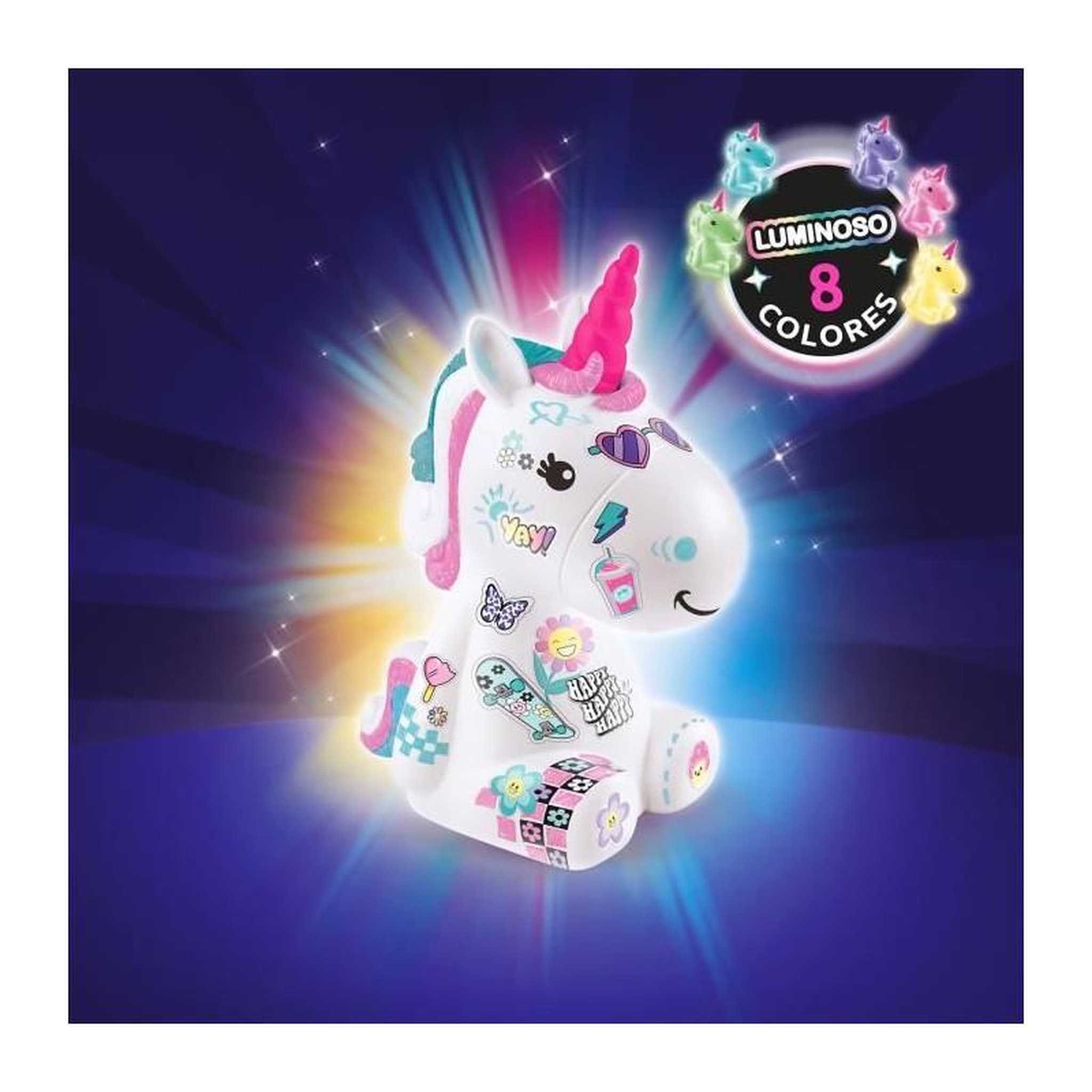Voir la diapositive 4 : Canal Toys Canal Toys Style 4 Ever - Licorne Y2K DIY Lumineuse a décorer - Edition Collector - Loisirs Créatifs pour Enfant - OFG 293