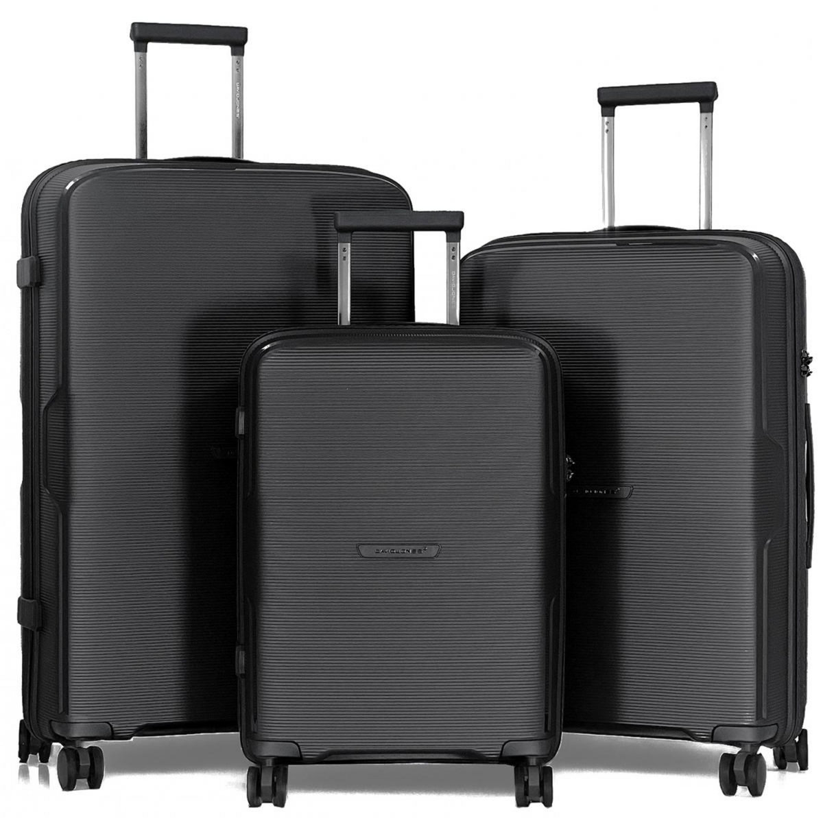 David Jones Lot 3 valises rigides dont 1 valise cabine TSA