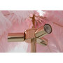 Voir la diapositive 4 : Paris Prix Lampadaire Imitation Plume  Palm  160cm Or & Rose