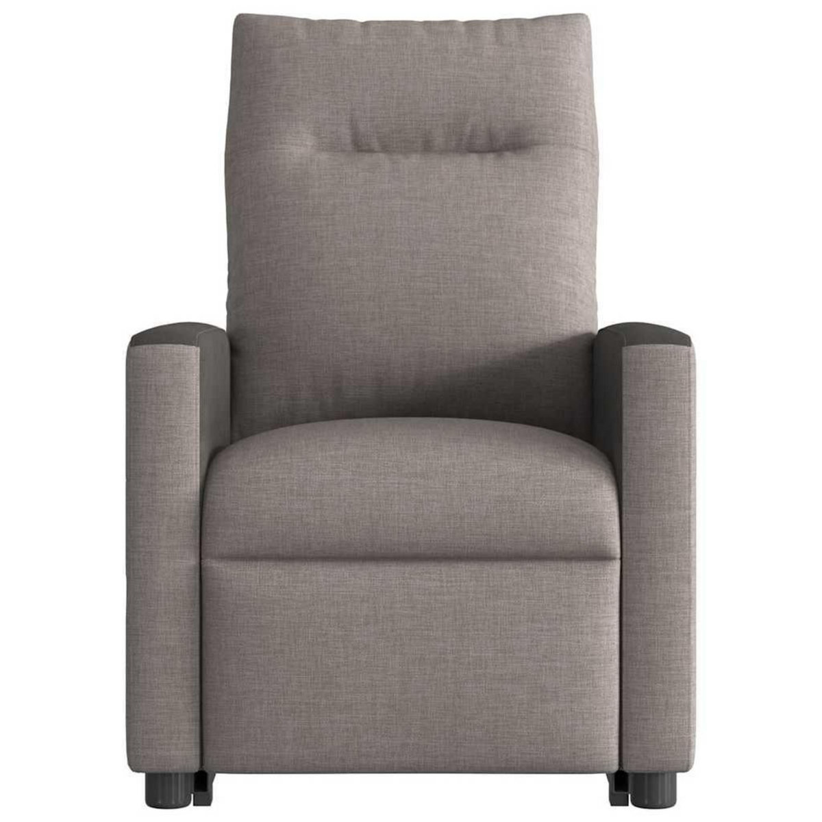 VIDAXL Fauteuil inclinable de massage Taupe Tissu