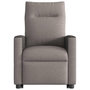 Voir la diapositive 5 : VIDAXL Fauteuil inclinable de massage Taupe Tissu