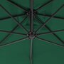 Voir la diapositive 5 : VIDAXL Parasol de jardin en porte-a-faux avec mat en acier vert