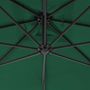 Voir la diapositive 5 : VIDAXL Parasol de jardin en porte-a-faux avec mat en acier vert