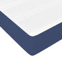 Voir la diapositive 5 : VIDAXL Matelas de lit a ressorts ensaches Bleu 90x190x20 cm Tissu