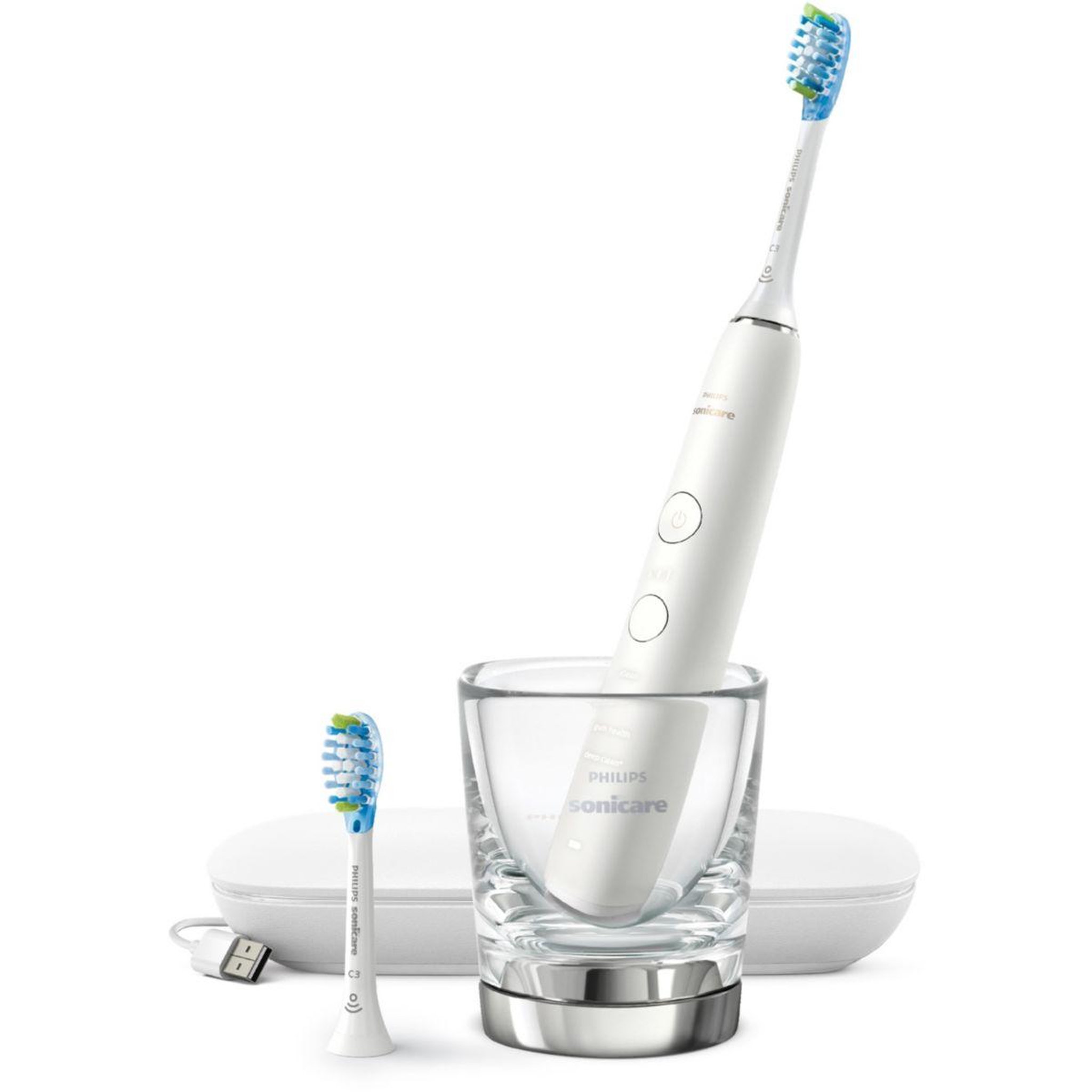Voir la diapositive 5 : Philips Brosse à dents électrique Sonicare Diamondclean 9000 HX9913/17