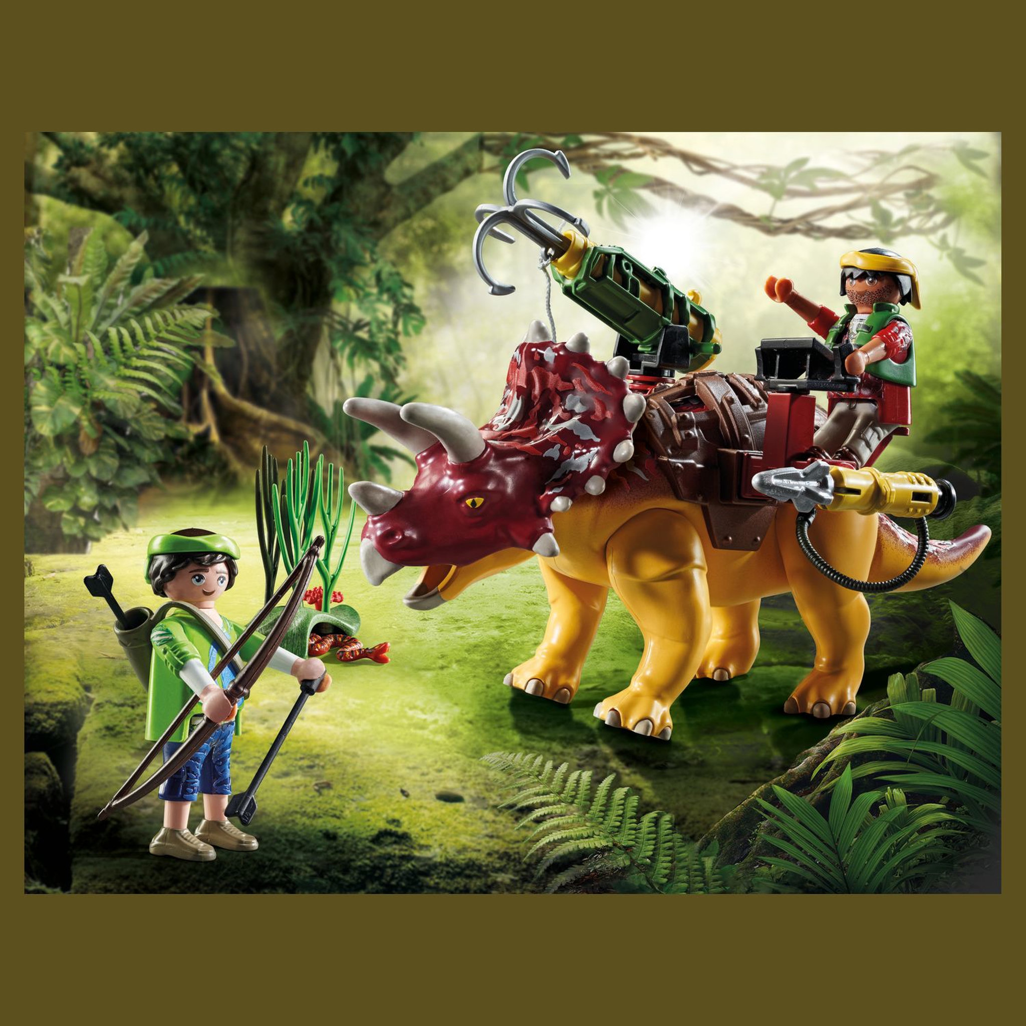 Voir la diapositive 4 : PLAYMOBIL 71262 Triceratops et soldats 